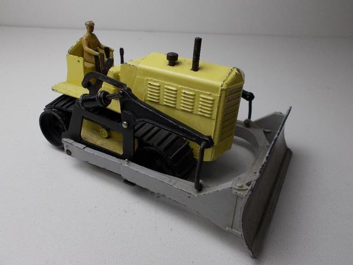 1955 Dinky Supertoys 961 BLAW KNOX BULLDOZER + DRIVER!, Hobby en Vrije tijd, Modelauto's | 1:43, Gebruikt, Tractor of Landbouw