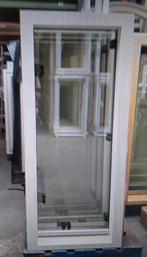 Hardhouten kozijn met naar binnen draaiende raam, Gevelraam of Ruit, Minder dan 80 cm, 120 tot 160 cm, Nieuw