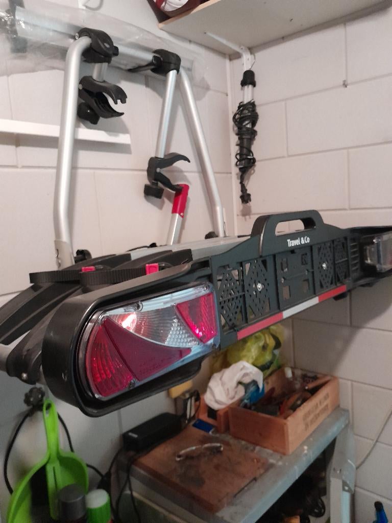 Fietsendrager geschikt voor e-bikes, Ophalen, Zo goed als nieuw, Trekhaakdrager, Elektrische fiets