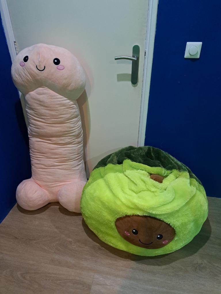 2 reuze knuffels samen voor €5, Ophalen, Nieuw, Zitzak