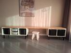 Zelfgemaakt meubel/ kinderbureau met Ikea trofast elementen, Ophalen, Eikenhout, Zo goed als nieuw, 200 cm of meer