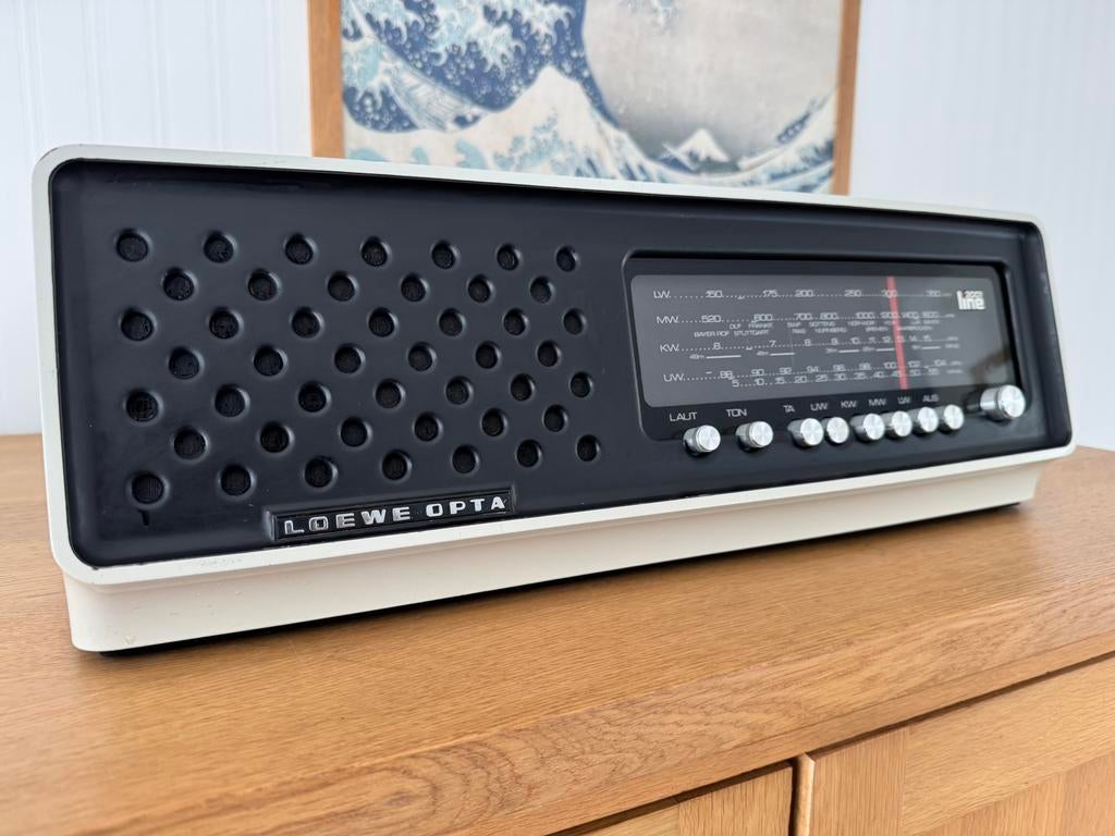 Loewe Opta R11 Line 2001 Space Age vintage pareltje uit 1971, Ophalen of Verzenden, Gebruikt, Radio