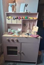 Roze Little Dutch Houten Keuken met Extra's, Ophalen, Gebruikt, Hout, Speelkeuken