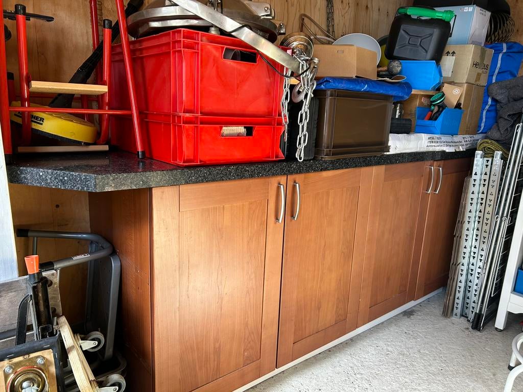 KEUKENBLOK - B245xD60xH93, Ophalen, Zo goed als nieuw, 50 tot 75 cm, Minder dan 100 cm