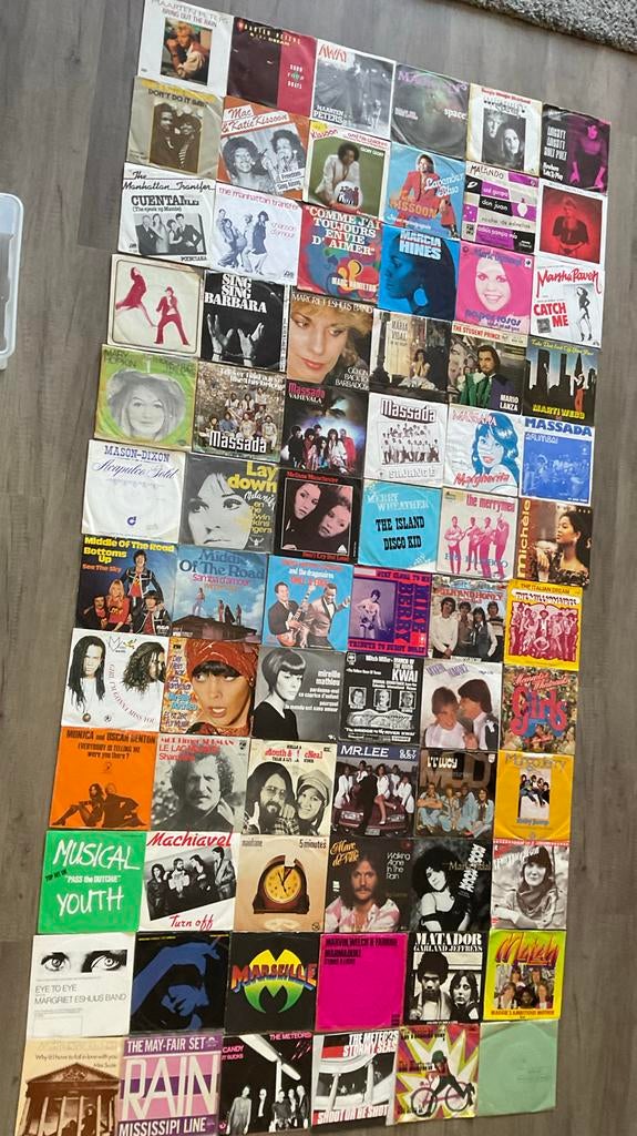 Grote Partij vinyl singles - Pop, Disco, etc (72 stuks), Gebruikt, 7 inch, Single, Ophalen of Verzenden