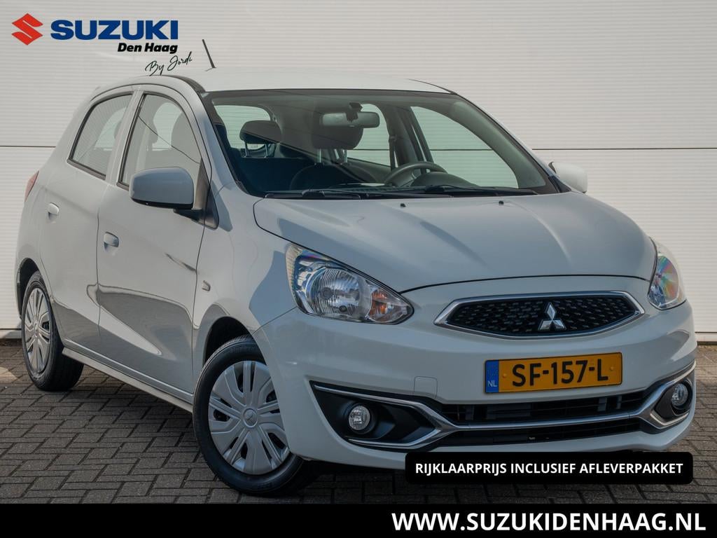 Mitsubishi Space Star 1.0 Cool+ | Airco |5-Drs | Lage kmstan, 12 maanden, Stof, Gebruikt, Wit