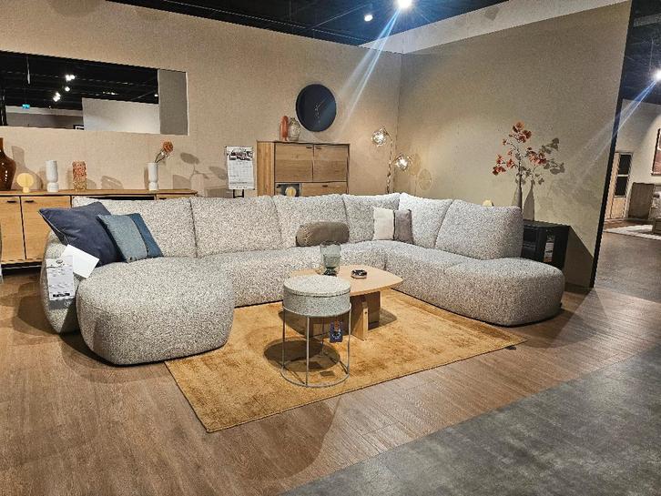 Henders en Hazel bank Olvera, Huis en Inrichting, Banken | Bankstellen, Zo goed als nieuw, Hoekbank, Vierpersoons of meer, 300 cm of meer