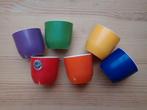 EMSA eierdoppen, 6 stuks in vrolijke kleuren., Ophalen of Verzenden