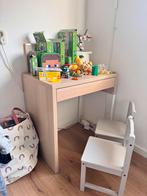 IKEA MICKE bureau met 2 kinderstoeltjes, Ophalen, Gebruikt, Bureau