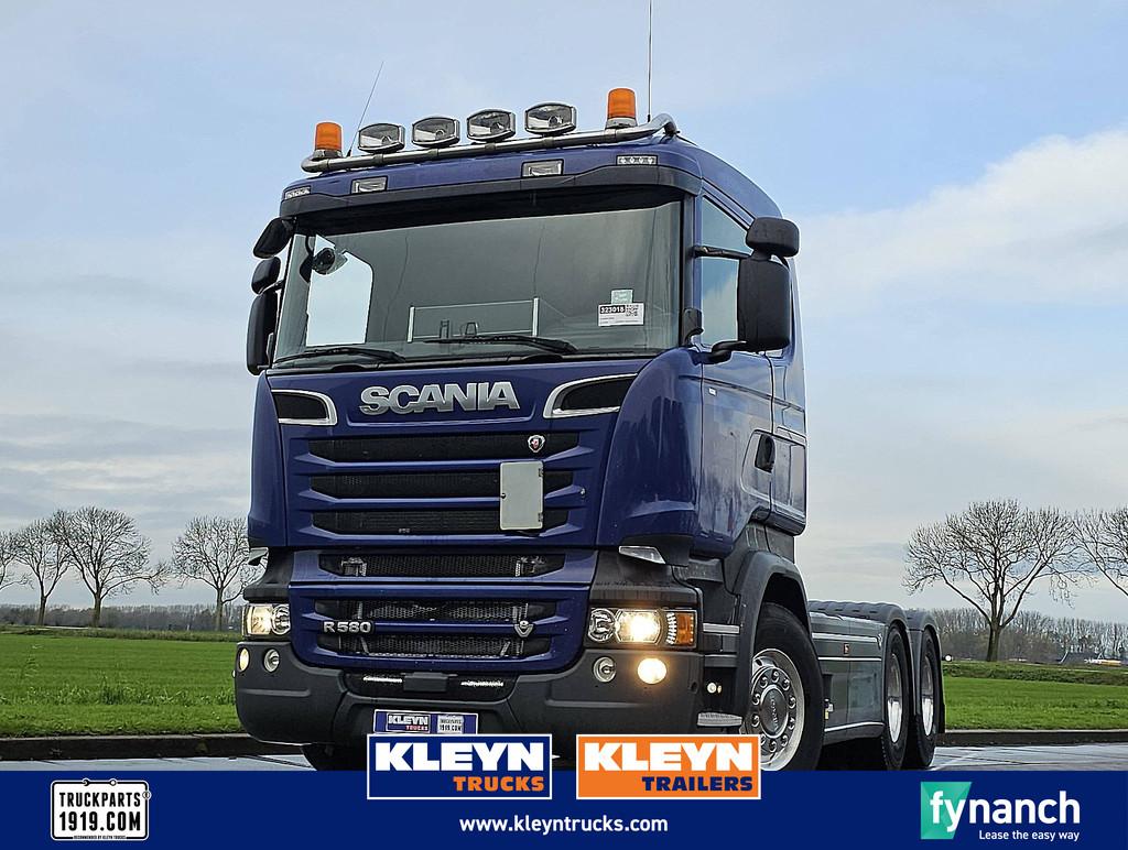 SCANIA R580 6x4 v8 ret. pto. hyd, Automaat, Euro 6, Scania, Blauw