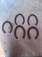 5 oude hoefijzers, Ophalen of Verzenden, Gebruikt, IJzer