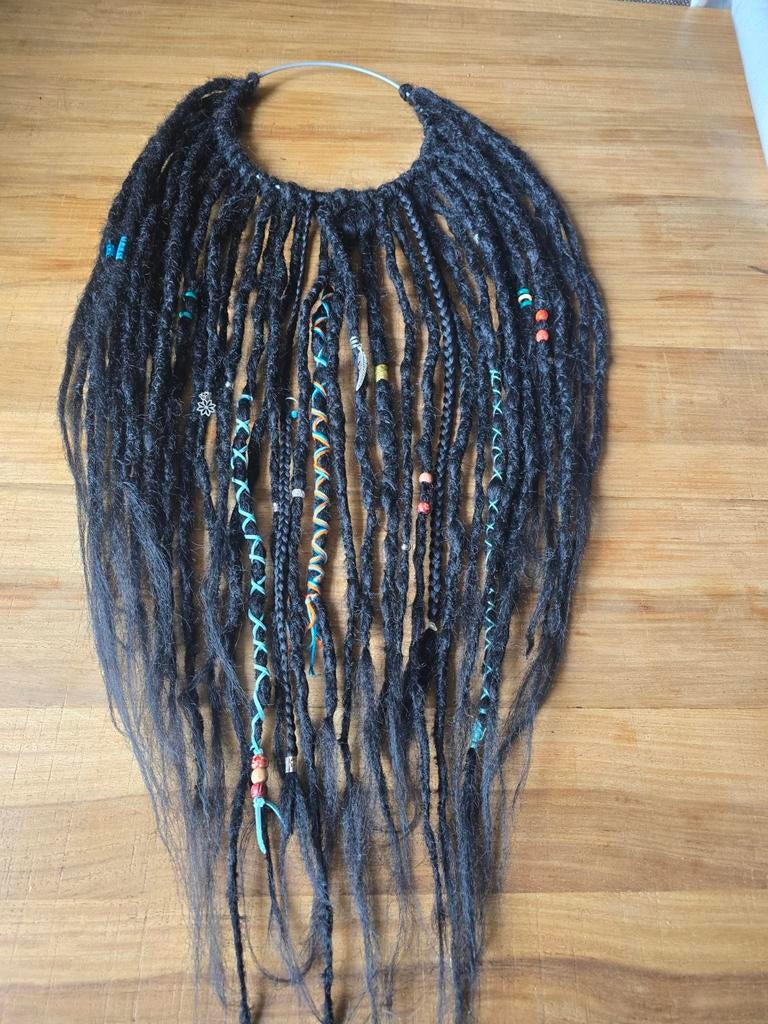 Handmade dubbele dreads met accessoires, Verzenden, Nieuw