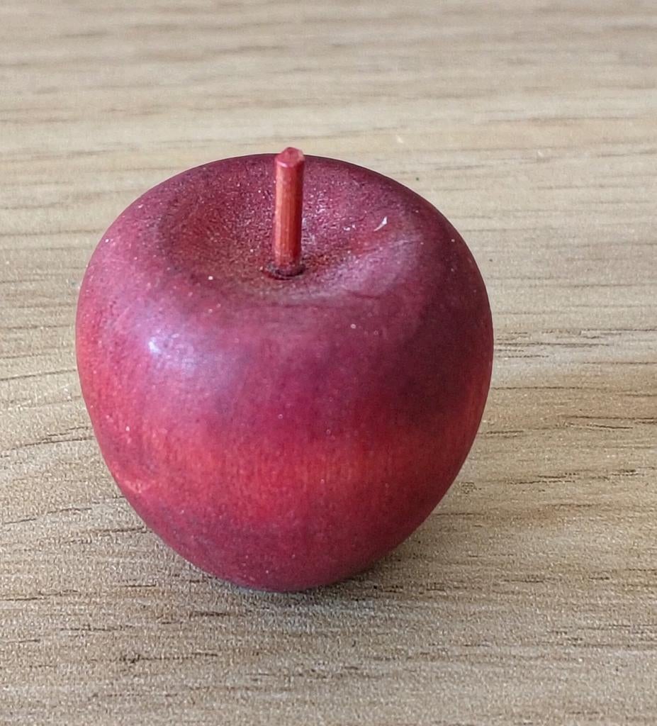 MINI HOUTEN APPEL*FRUIT VOOR EEN POP enz, Verzenden, Zo goed als nieuw