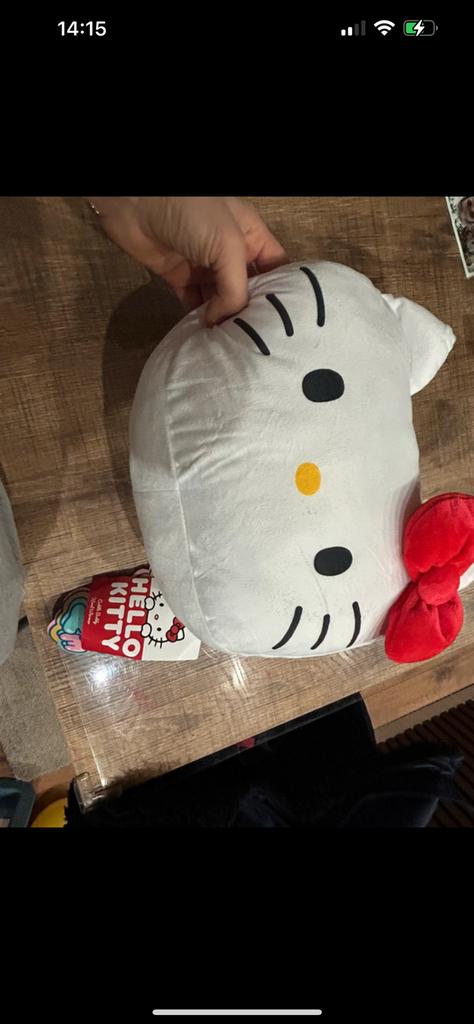 Hello kitty knuffel voor hand/voet, Ophalen of Verzenden, Zo goed als nieuw, Overige typen