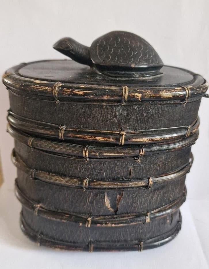 Oude Batak doos., Antiek en Kunst, Ophalen of Verzenden