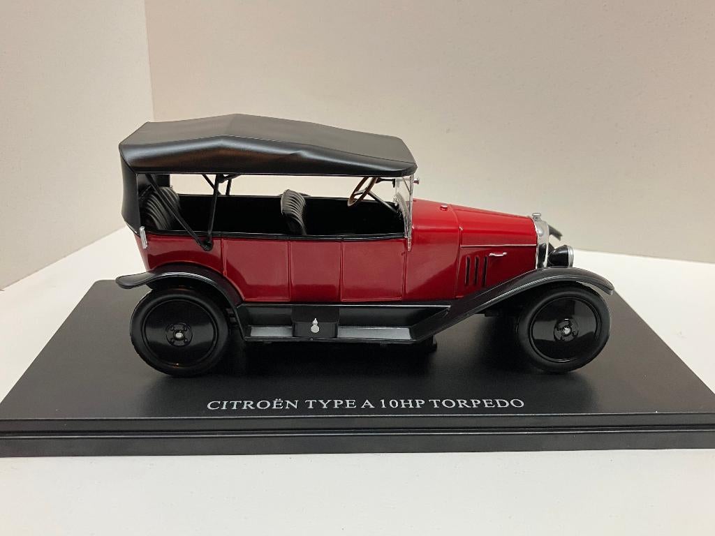 Citroen Type A  10 HP Torpedo  rood    1/24, Ophalen of Verzenden, Nieuw, Auto