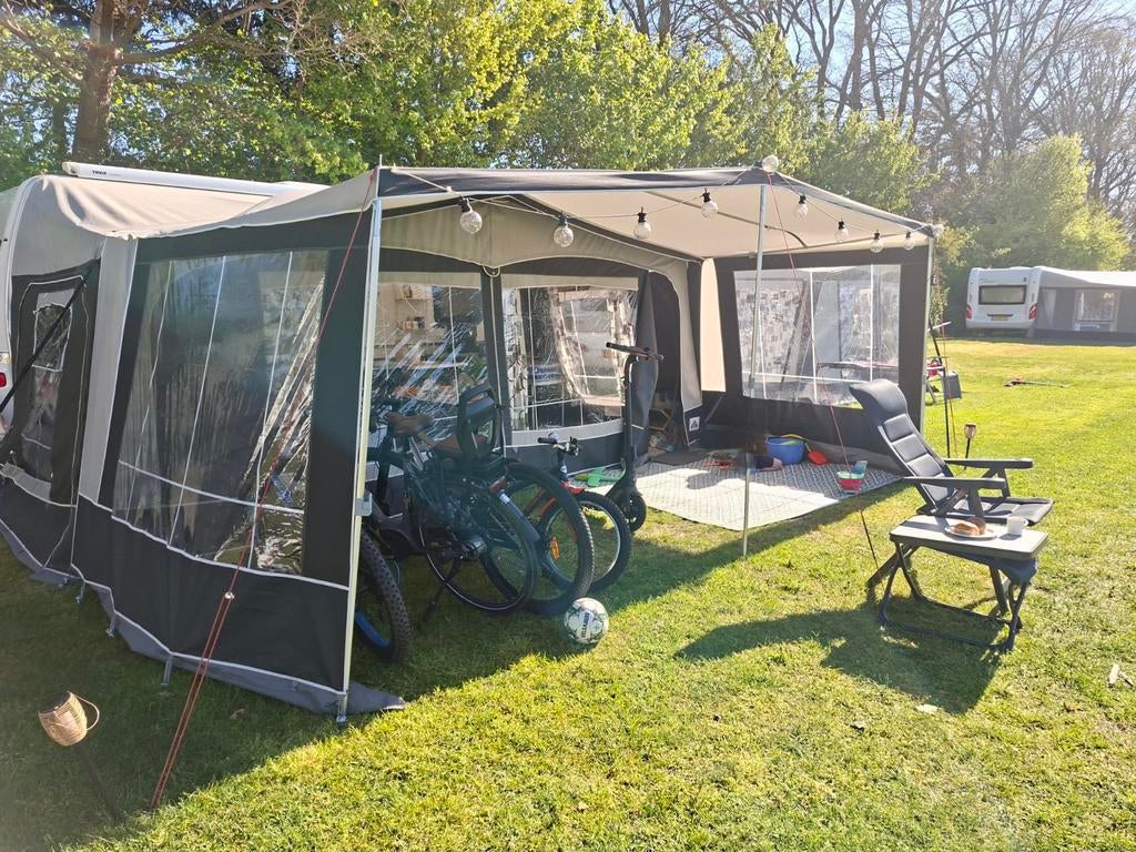 Dorema Luifel Maat 11 Antraciet met Zijwanden (zonder frame), Ophalen of Verzenden, Gebruikt