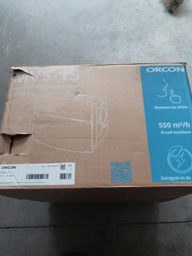 Orcon MVS-15 ventilatiebox, Ophalen, Nieuw, Ventilator