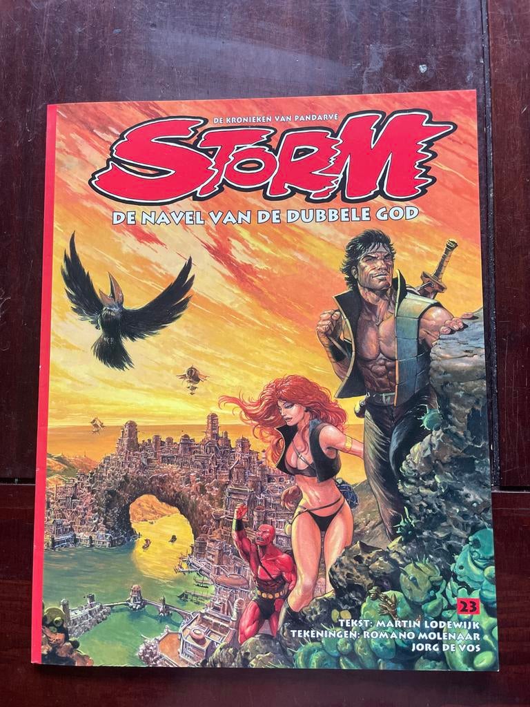 Storm - De Navel van de Dubbele God (De Kronieken van Pandar, Boeken, Eén stripboek, Ophalen, Zo goed als nieuw
