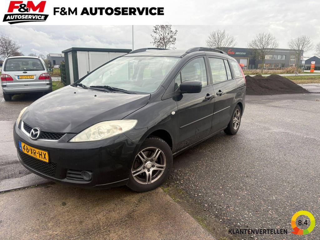 Mazda 5 1.8 Touring EXPORT ONLY!, Auto's, Stof, Gebruikt, 4 cilinders, Zwart