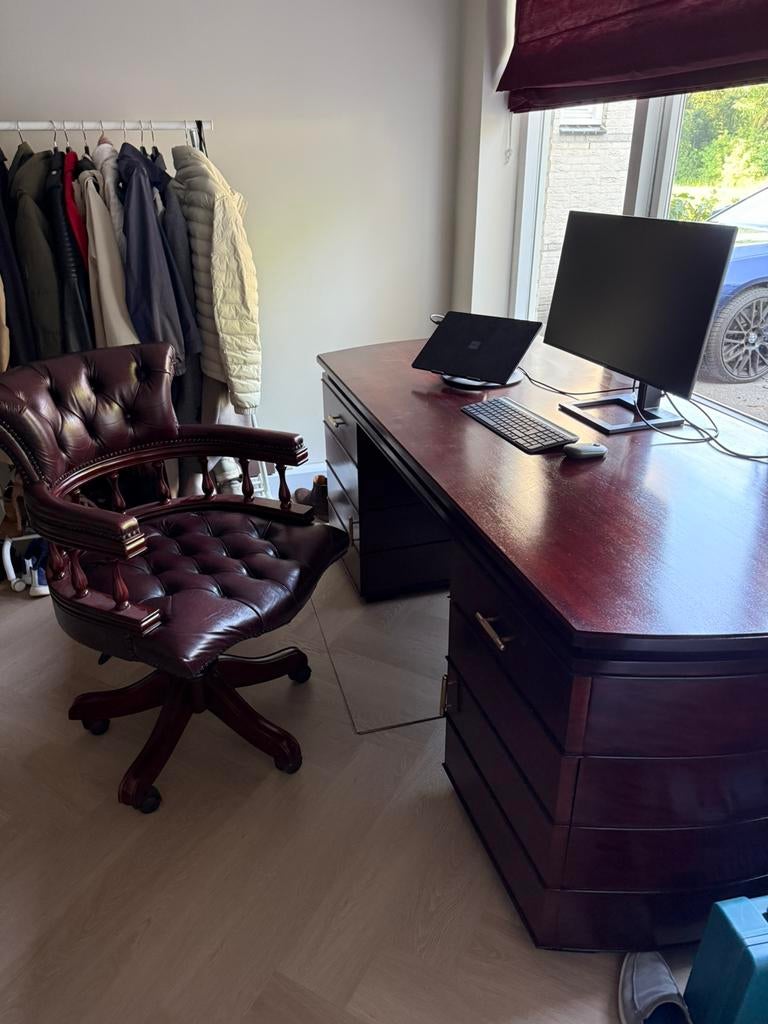 Jan Frantzen Bureau, 90 cm, Gebruikt, Ophalen of Verzenden, 200 cm