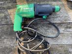 Hitachi klophamer/boormachine DH22VB met 3,5meter snoer, Doe-het-zelf en Verbouw, Gereedschap | Boormachines, Gebruikt, Klopboormechanisme