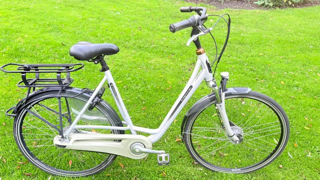 Nette mooie unisex damesfiets Batavus Allegro 57cm 8 speed, Ophalen, Gebruikt, Versnellingen, Batavus