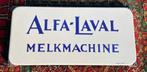 emaille reclame bord van Alfa-Laval , melkmachine., Ophalen of Verzenden, Zo goed als nieuw, Reclamebord