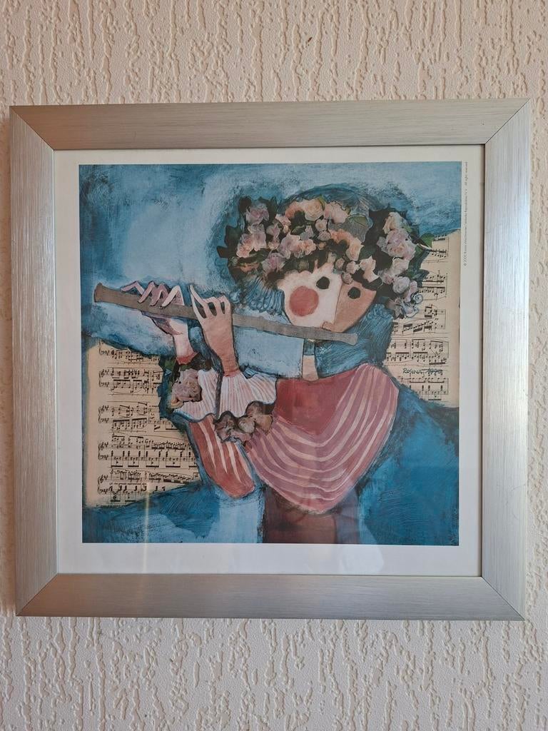 Rosina Wachtmeister Flute player + kalender 2003, Ophalen of Verzenden, Hout, Minder dan 50 cm, Minder dan 50 cm
