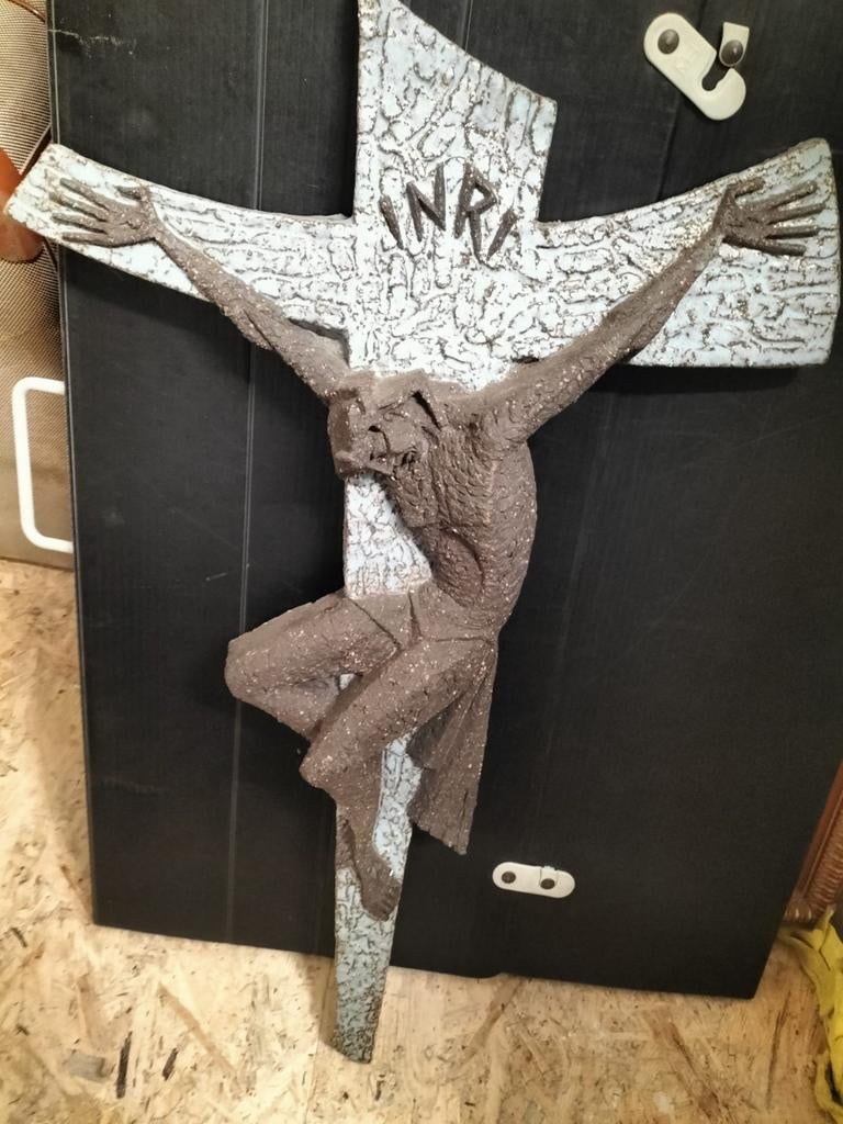 Bijzonder kruisbeeld van Joop Puntman, Antiek en Kunst, Ophalen