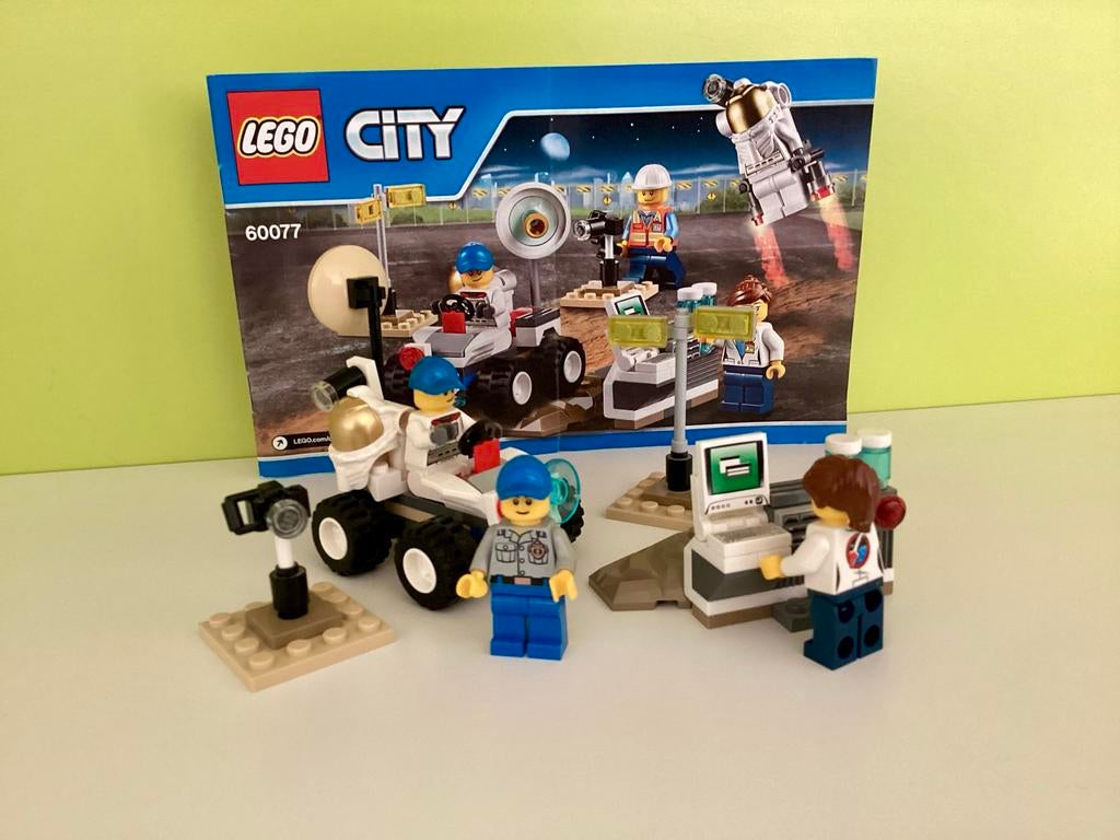LEGO City Ruimtevaart Set 60077, Ophalen, Zo goed als nieuw, Complete set, Lego