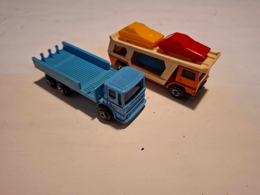 matchbox lesney auto transporter, tonka vracht auto, Hobby en Vrije tijd, Modelauto's | 1:87, Ophalen of Verzenden, Zo goed als nieuw