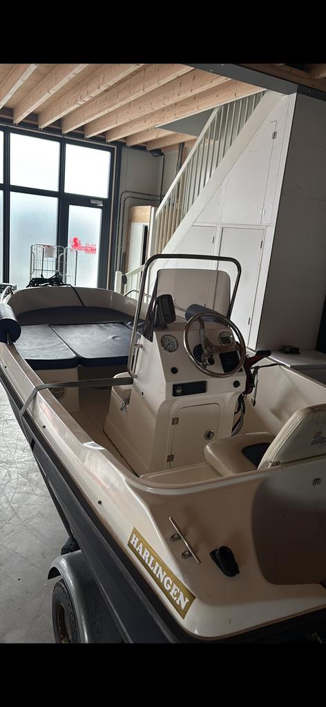 Sea finder 435 console boot, 10 tot 30 pk, Ophalen of Verzenden, Zo goed als nieuw, Snelvarend