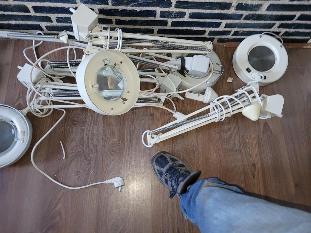 Loep lampen, Ophalen of Verzenden, Metaal of Aluminium