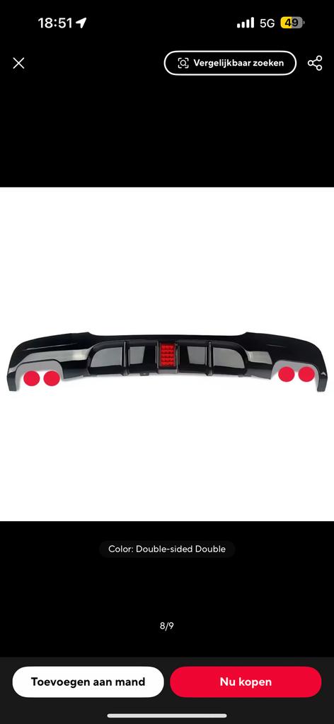 Achter deffuser met f1 lamp e90, Ophalen