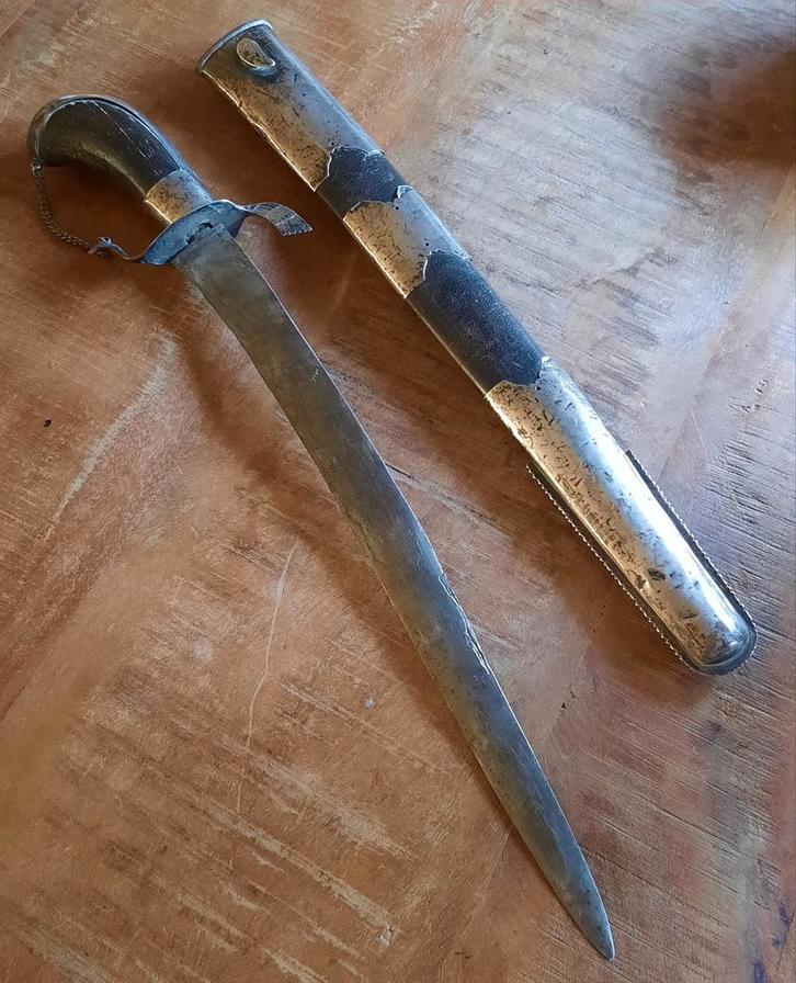 Pedang lurus Java 19e eeuw, Antiek en Kunst, Kunst | Niet-Westerse kunst, Ophalen of Verzenden