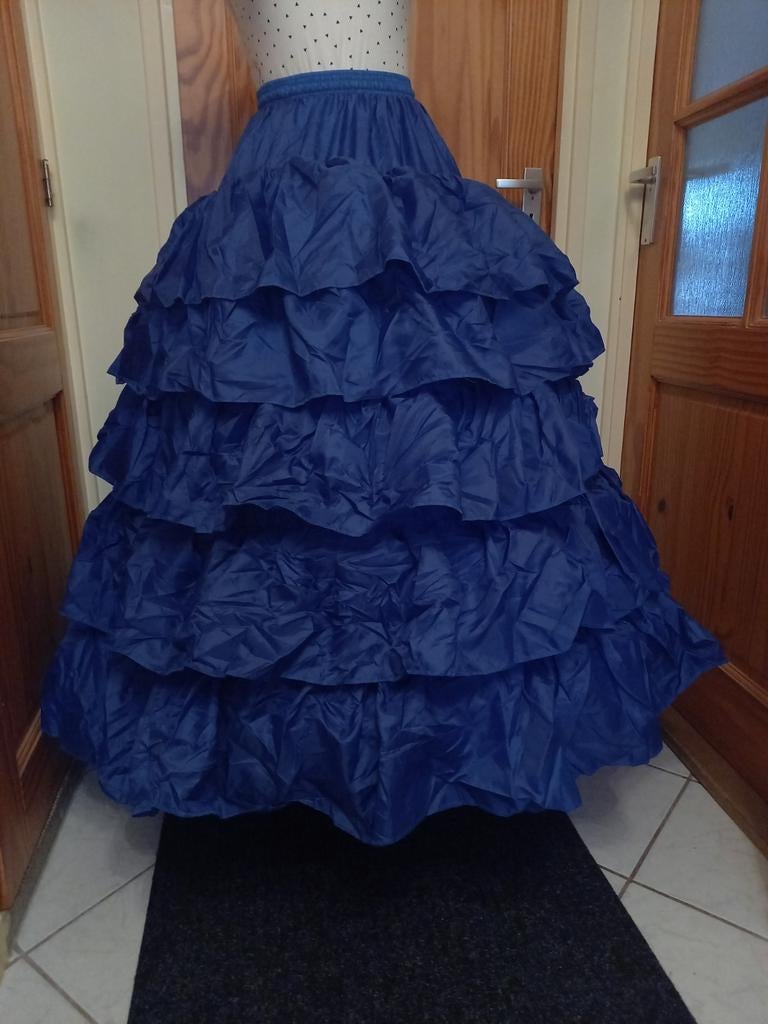 Blauwe hoepelrok - Nieuw in verpakking,  elfia, cosplay, Kleding | Dames, Ophalen of Verzenden, Nieuw, Blauw