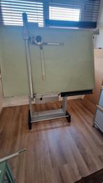 Tekentafel met tekenblad en tekensysteem, Ophalen, Gebruikt, 150 tot 170 cm