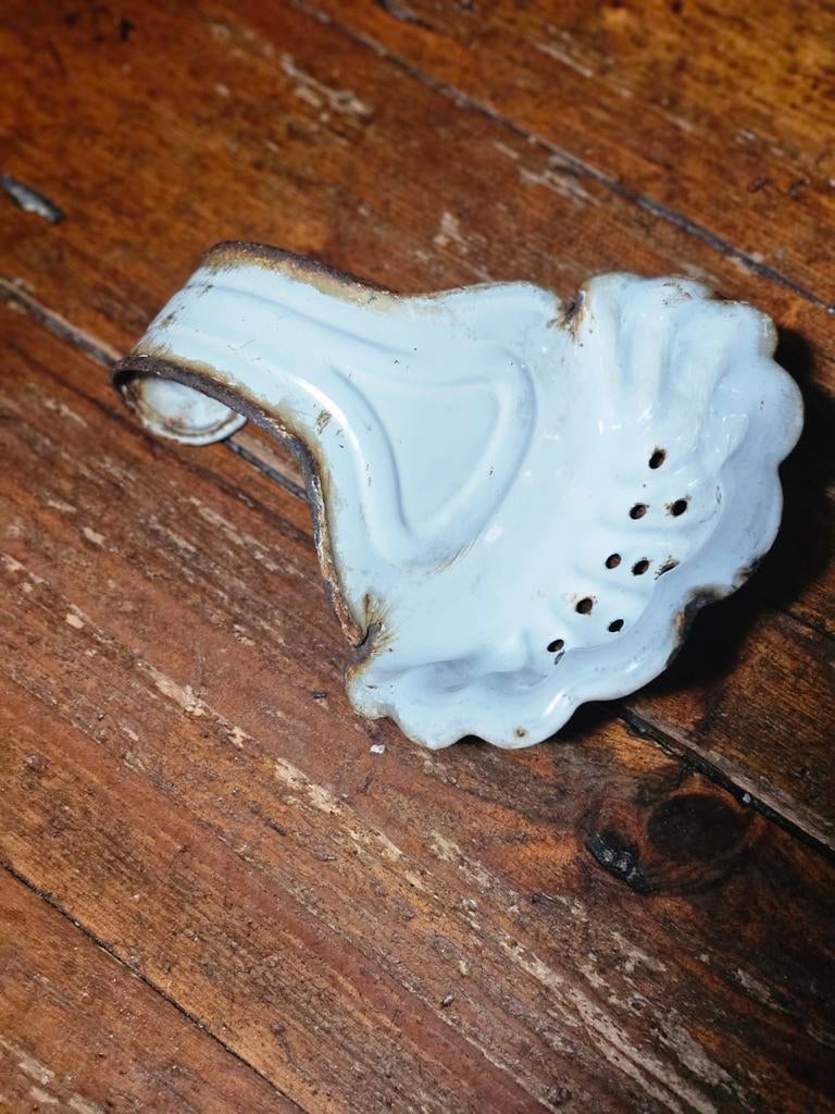 Antiek emaille zeepbakje, Ophalen of Verzenden