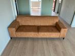 3 persoons bank cognac 230cm, Ophalen, Driepersoons, 75 tot 100 cm, Zo goed als nieuw