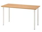 ANFALLARE / OLOV, Bureau, bamboe/wit, 140x65 cm - Moving Out, Ophalen, Nieuw, Bureau