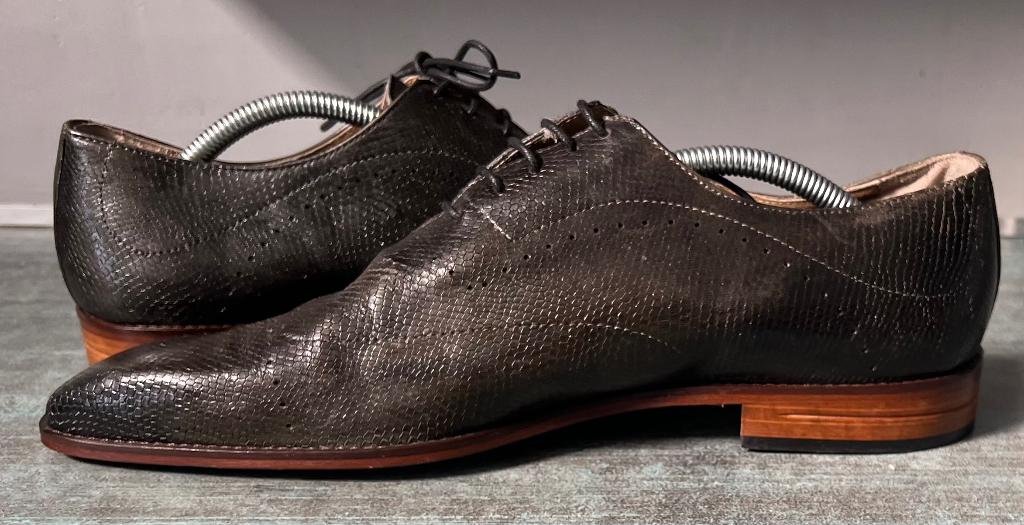 Manfield. Leren veterschoenen. Mt 43., Kleding | Heren, Schoenen, Manfield, Overige kleuren, Ophalen of Verzenden, Zo goed als nieuw