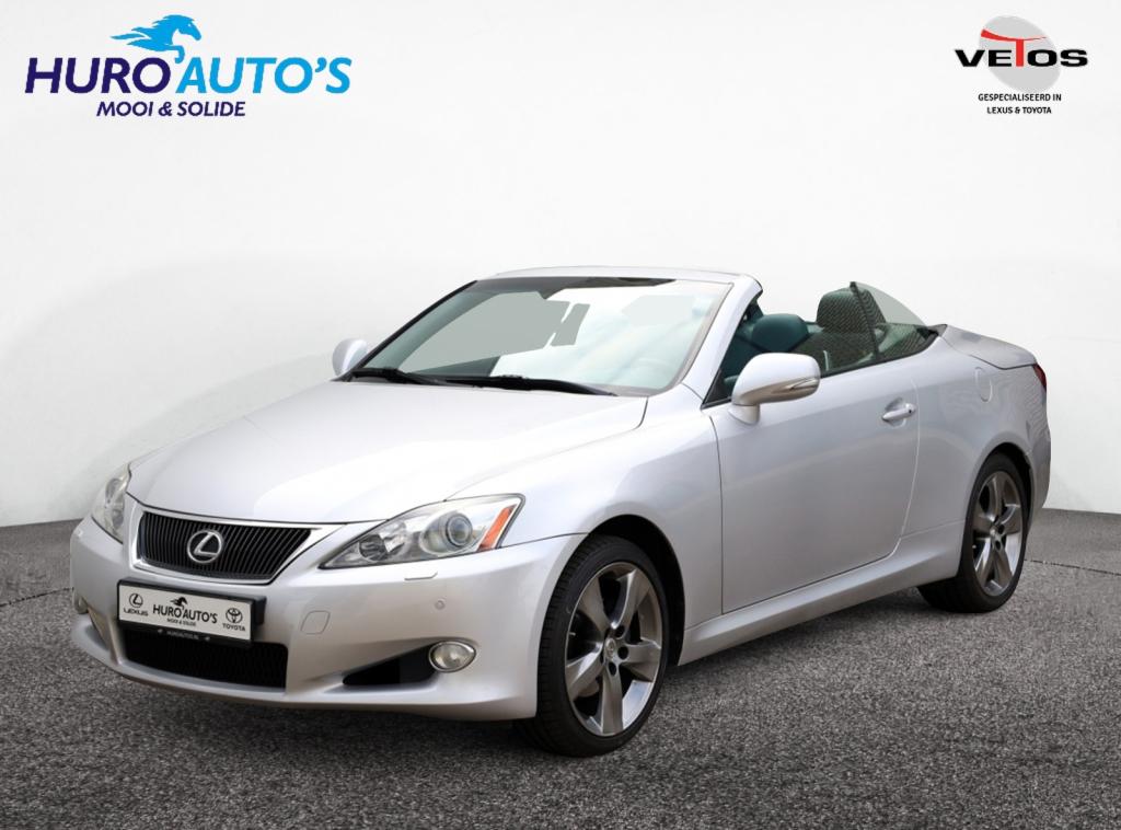 Lexus IS Cabriolet 250C Executive | Mark Levinson | Leder |, Auto's, Lexus, Automaat, 12 maanden, Zwart, 4 stoelen
