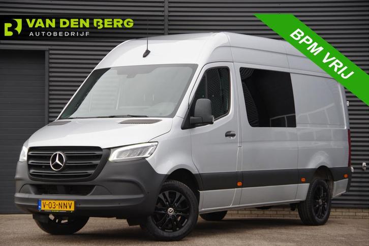 Mercedes-Benz Sprinter 319 3.0 CDI V6 L2H2 AUT. DC-5P, LED,, Auto's, Bestelauto's, Bedrijf, Te koop, ABS, Airconditioning, Alarm