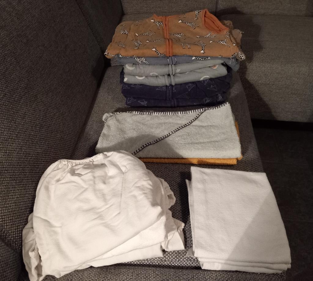 Slaapzakken, moltons voor ledikant en omslagdoeken, Kinderen en Baby's, Ophalen of Verzenden, Gebruikt, Maat 92