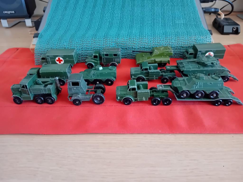 Lesney England Militaire Voertuigen - 12 Stuks, Ophalen of Verzenden