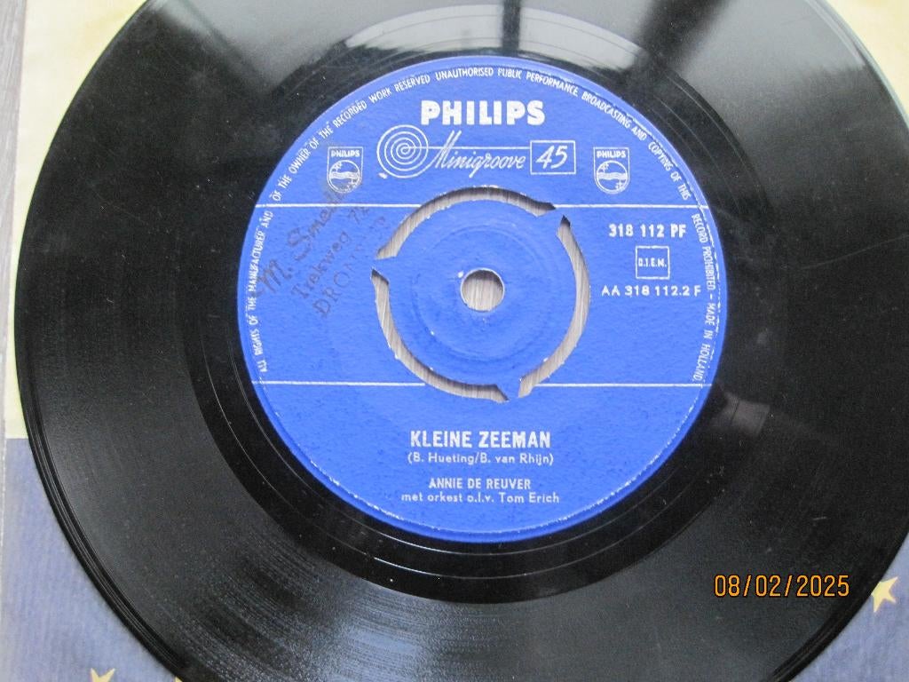 Annie de Reuver   -   Kleine zeeman, Gebruikt, 7 inch, Single, Ophalen of Verzenden