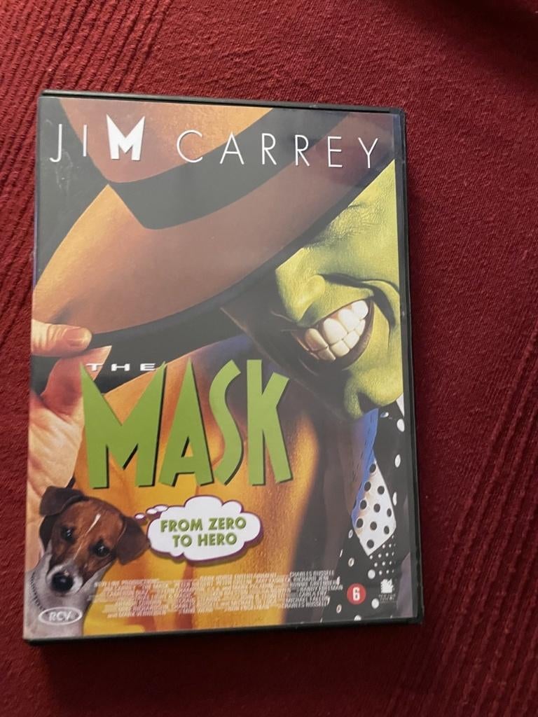 The mask / dvd jim carrey, Alle leeftijden, Ophalen of Verzenden, Zo goed als nieuw, Actiekomedie