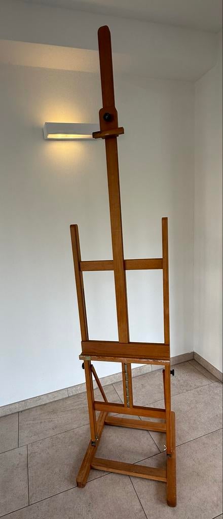 Houten schilders ezel, Hobby en Vrije tijd, Schilderen, Ophalen, Gebruikt, Ezel