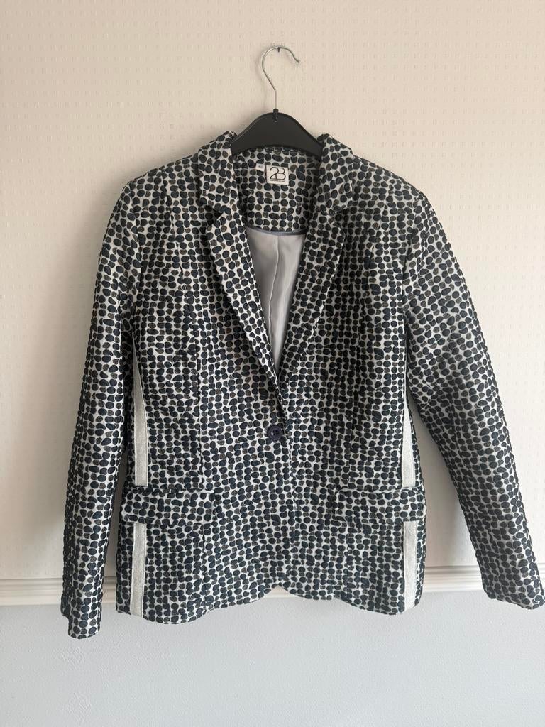 Colbert, gevoerd, Designed by 2 BIZ, maat 40, Maat 38/40 (M), Blauw, Ophalen of Verzenden, Zo goed als nieuw